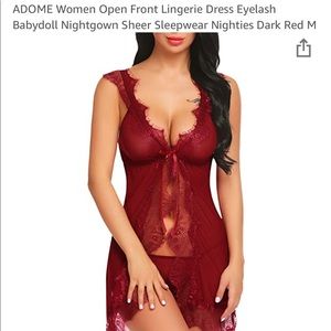 Adome Red Lingerie set